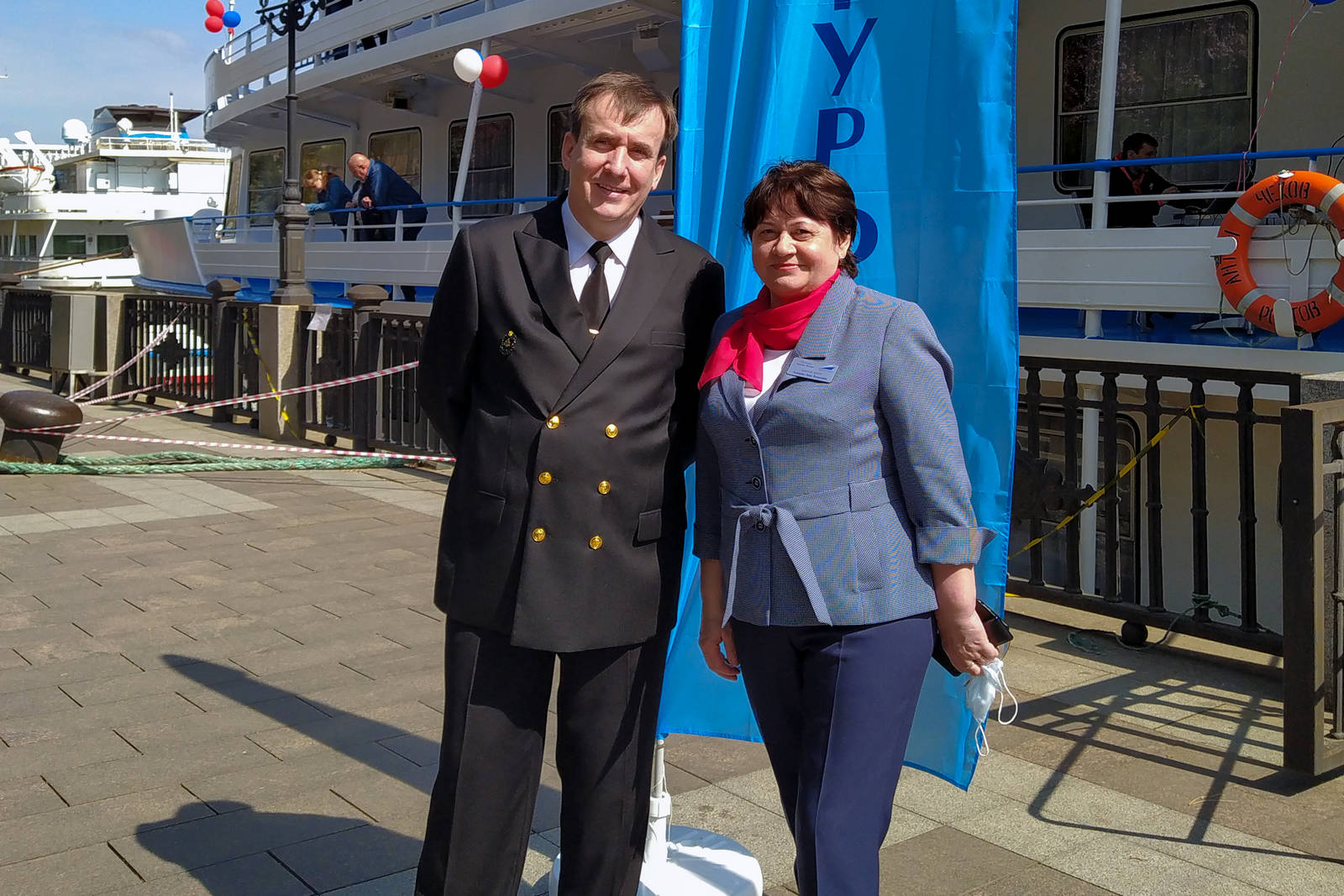 «Антон Чехов»: торжественное отправление в первый рейс!